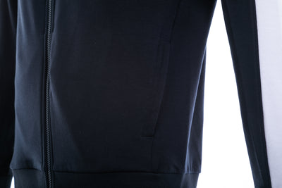 BOSS Fashion Jacket Hood in Navy Pocket
