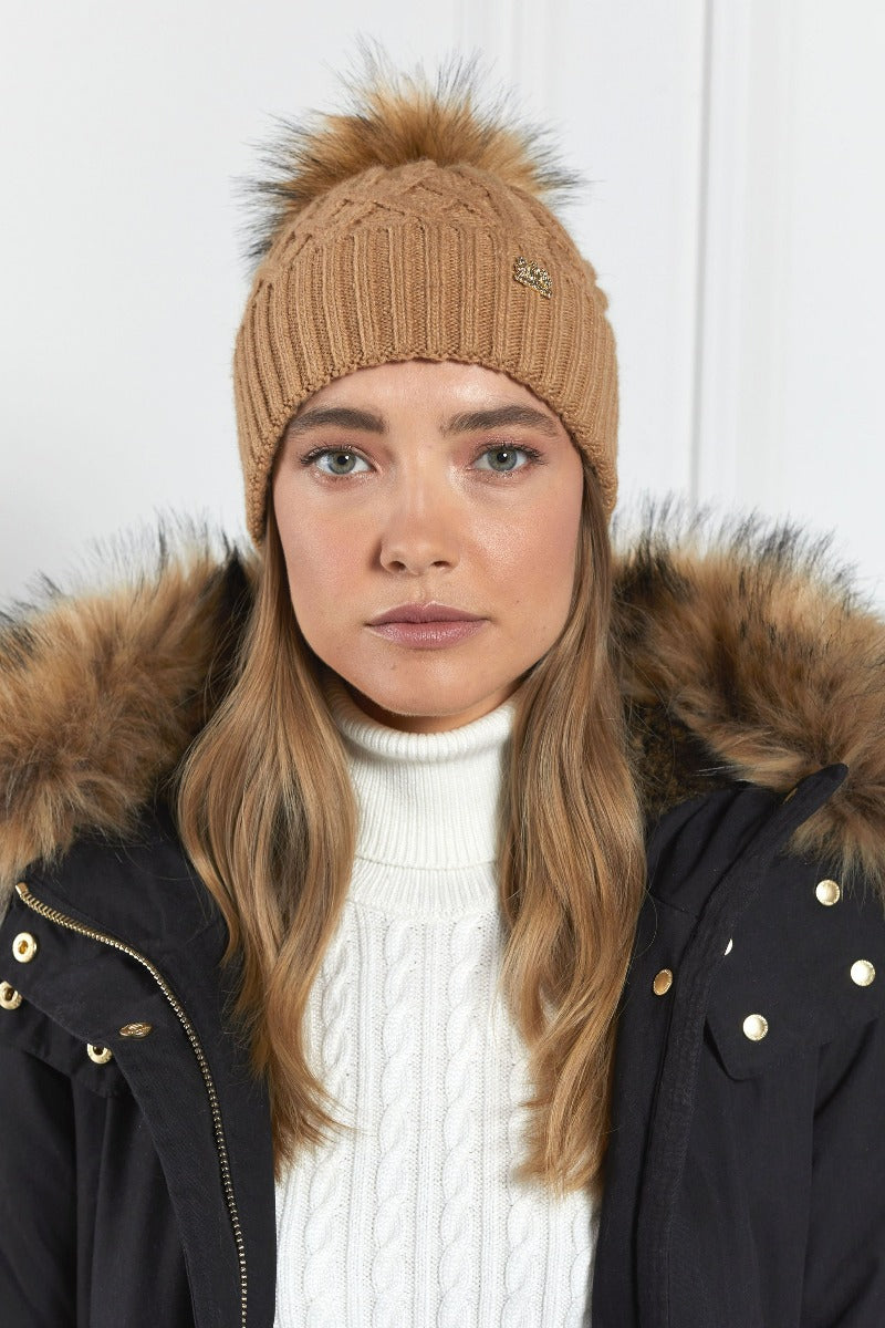 Holland cooper bobble hat top