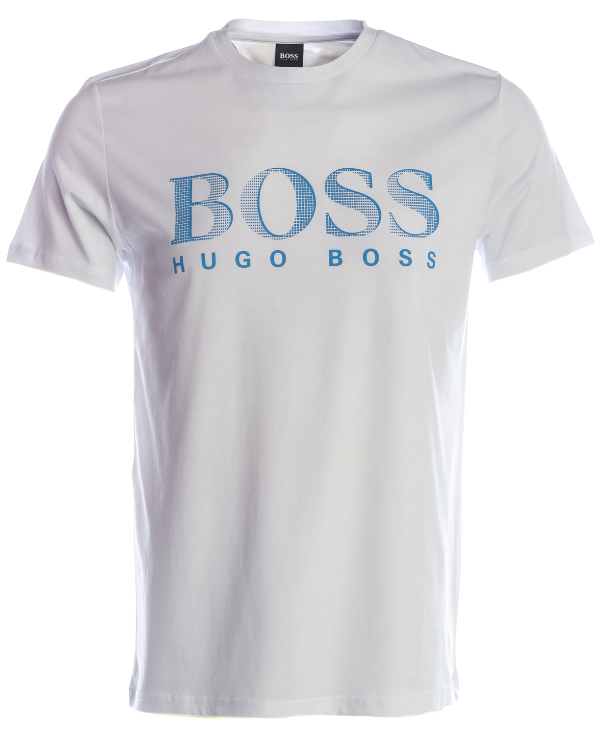 BOSS RN UV Protection T Shirt in White Turquoise I BOSS I Norton