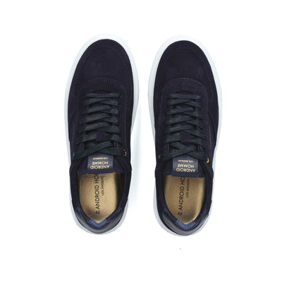 Android Homme Manhattan Trainer in Navy Suede top view