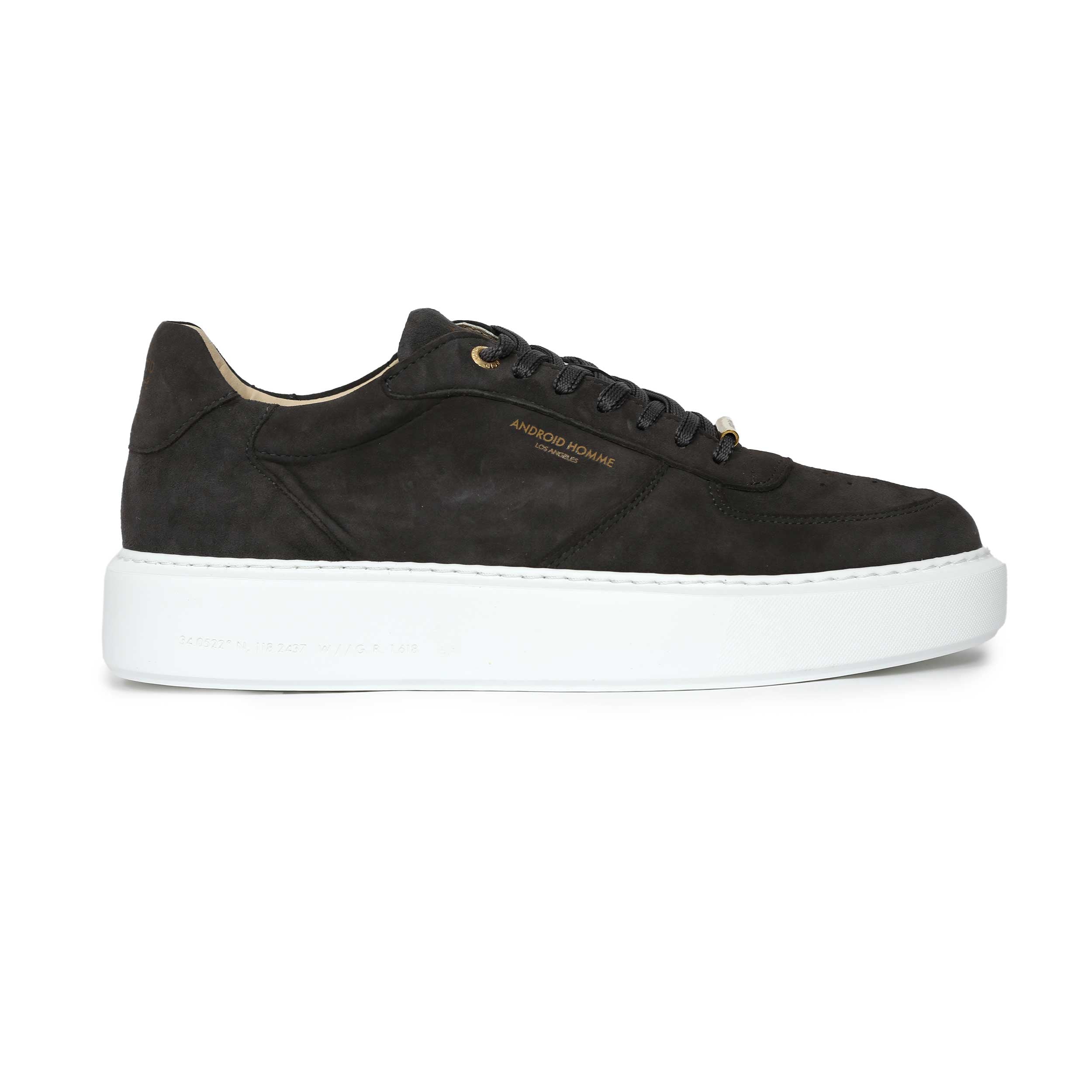 Android Homme Manhattan Trainer in Anthracite Suede