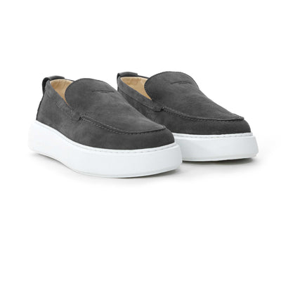 Android Homme Oversized Suede Loafer in Grey Pair