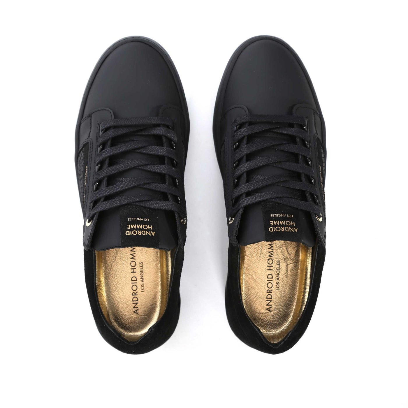 Android Homme Venice Stealth Cobra Trainer in Triple Black Birdseye