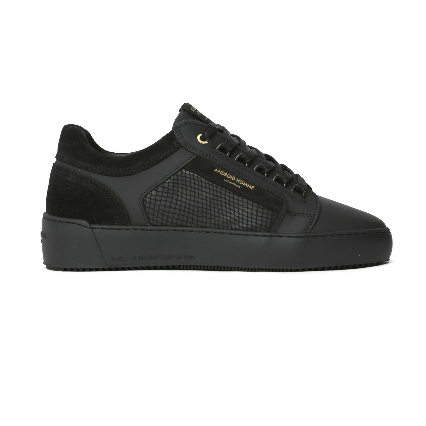 Android Homme Venice Stealth Cobra Trainer in Triple Black