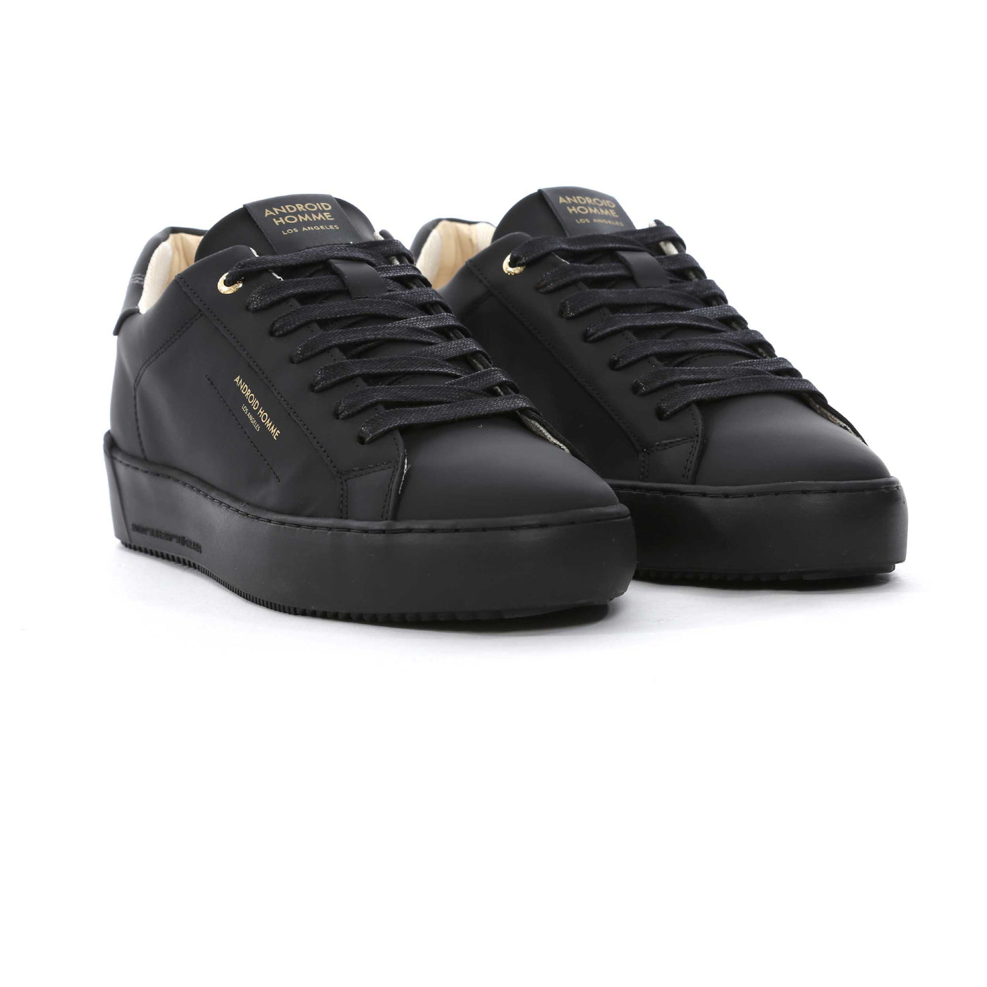 Android Homme Zuma Trainer in Black Gomma Pair
