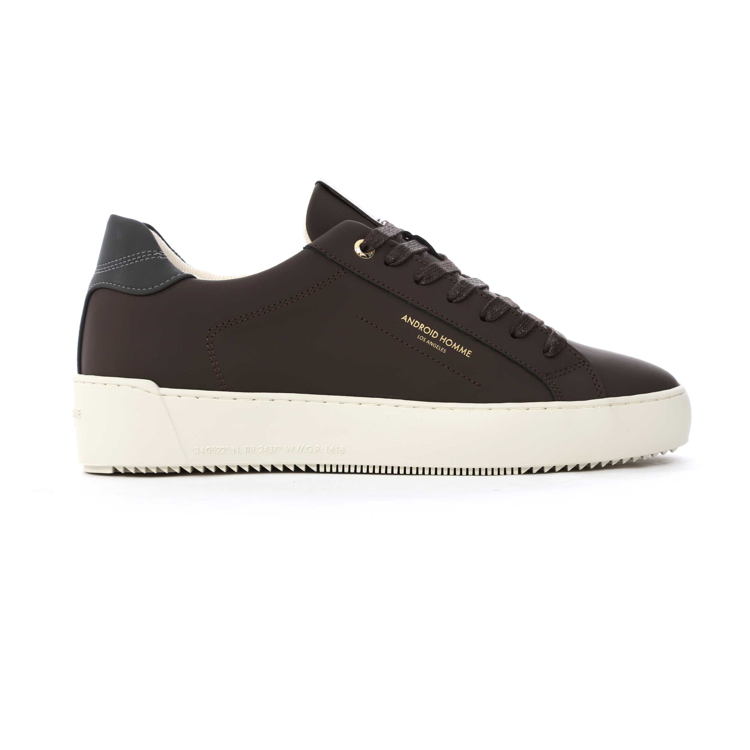 Android Homme Zuma Trainer in Brown Gomma I Android Homme I Norton Barrie