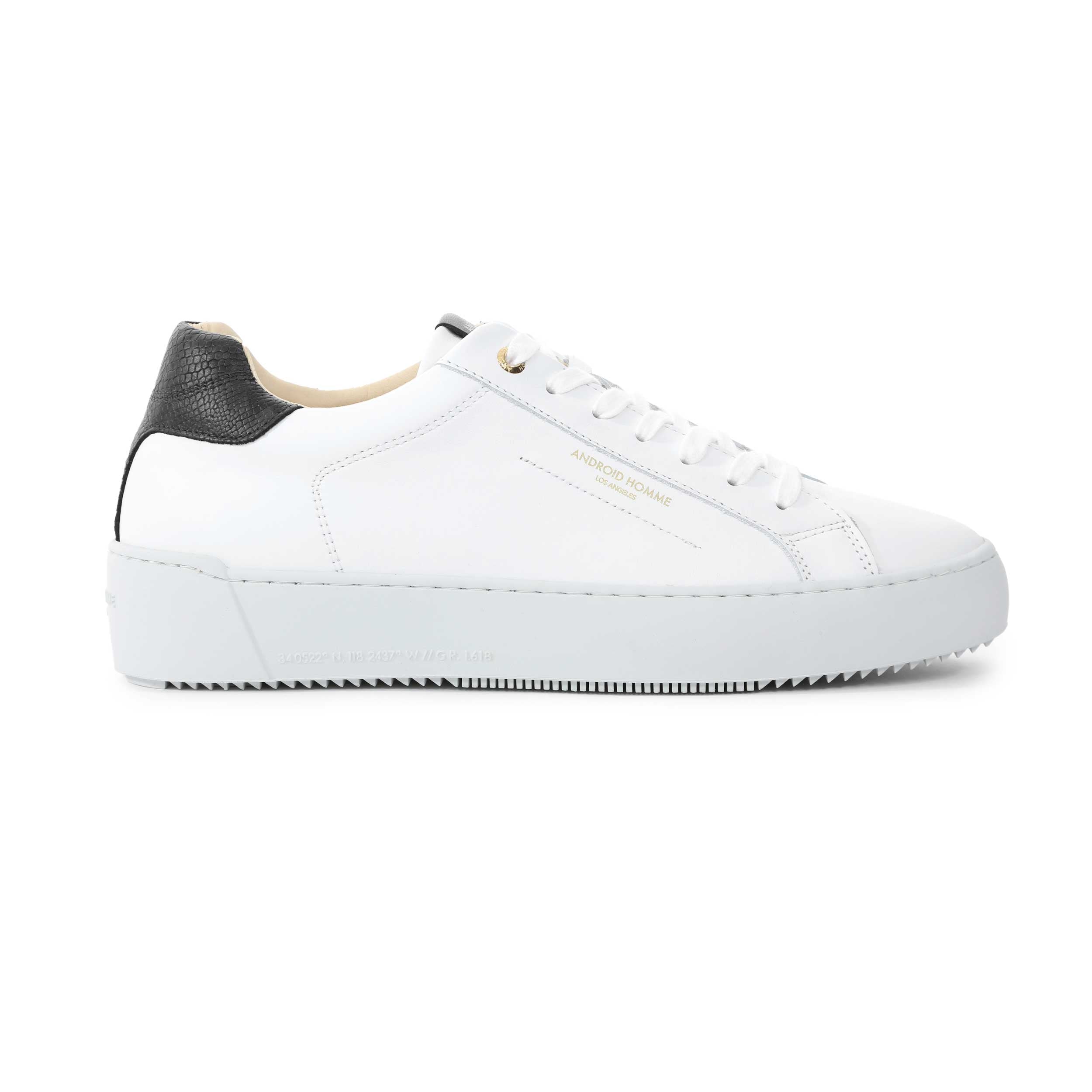 Android Homme Zuma Trainer in White Python