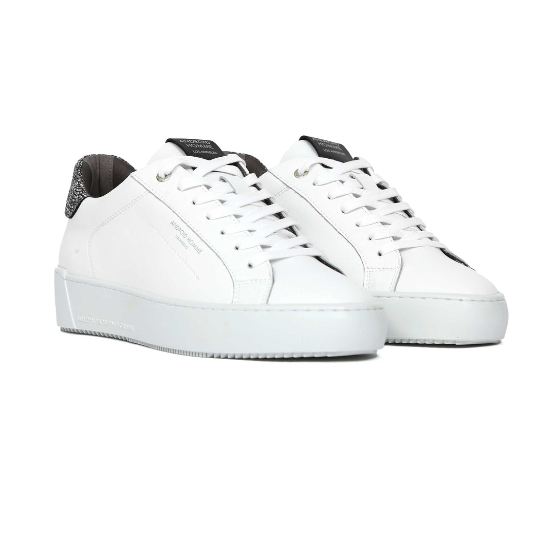 Android Homme Zuma Trainer in White Reflective Dot I Android Homme - Main Image