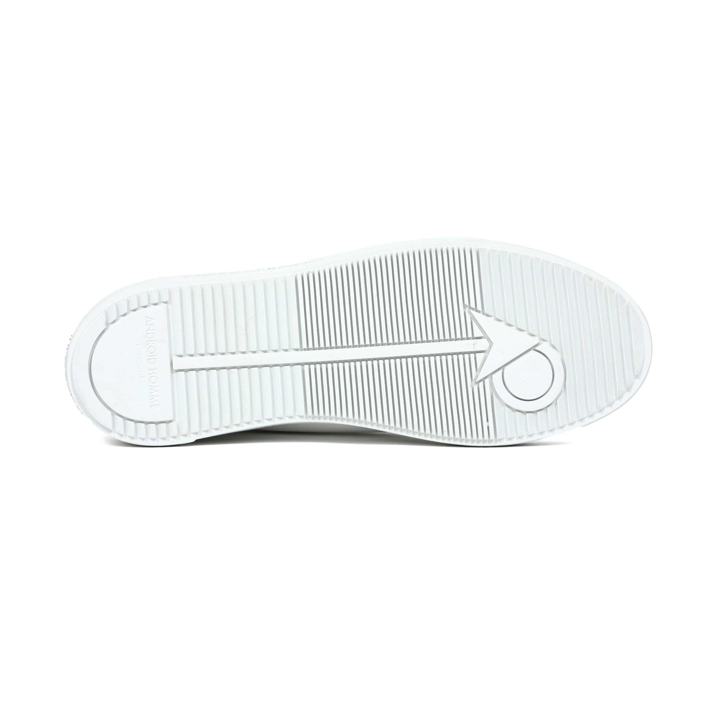Android Homme Zuma Trainer in White Reflective Dot Sole