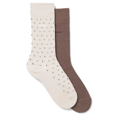 BOSS 2P RS Mini Iconic MC Sock in Light Beige