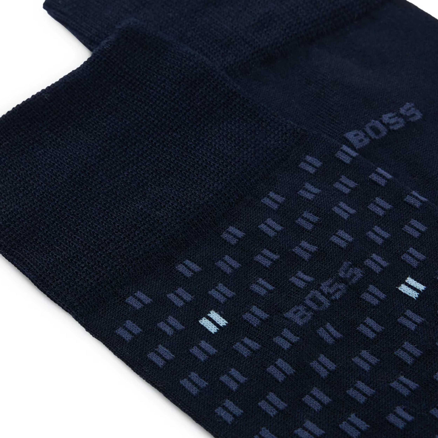 BOSS 2P RS Mini Tile MC Sock in Navy Design