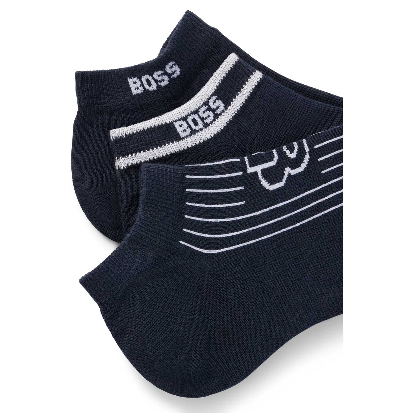 BOSS 3P AS Pinstripe CC Sock in Navy Designs