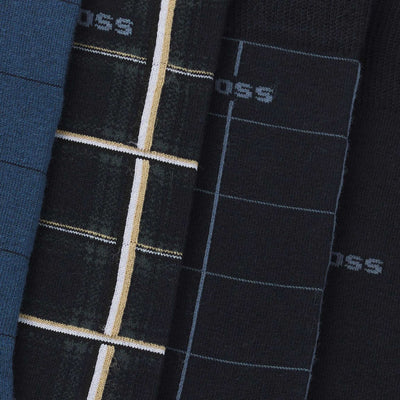 BOSS 5PRS Giftset Check CC in Black Logo