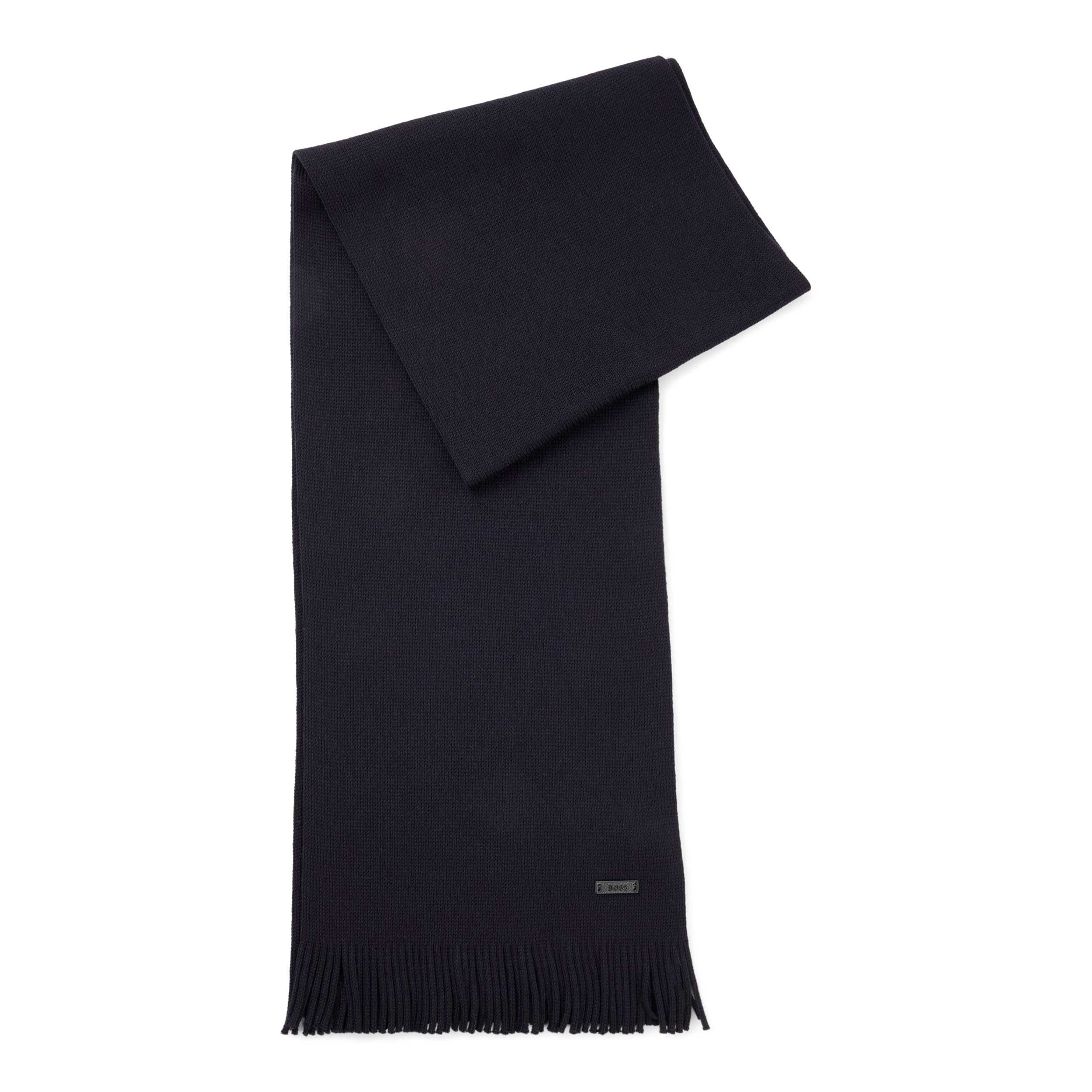 BOSS Albas Scarf in Dark Blue