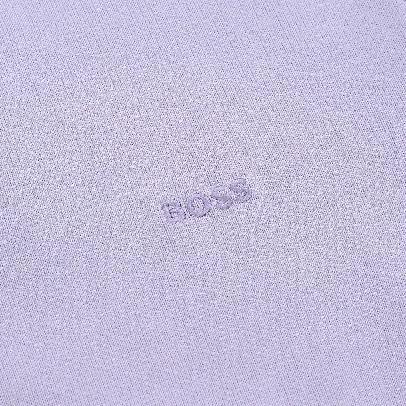 BOSS Asac P Knitted Polo in Lilac Logo