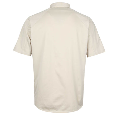 BOSS B_Excurse_S Short Sleeve Shirt in Beige Back