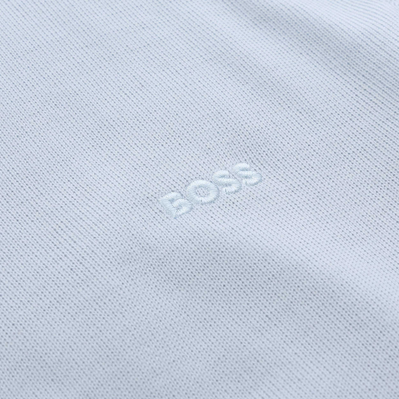 BOSS Bono L Knitwear in Sky Blue Logo