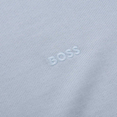 BOSS Botto L Knitwear in Duck Egg Blue Logo