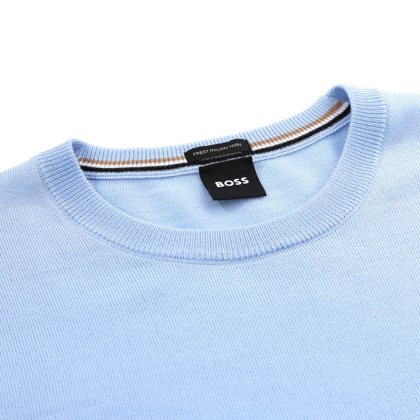 BOSS Botto L Knitwear in Sky Blue Neck