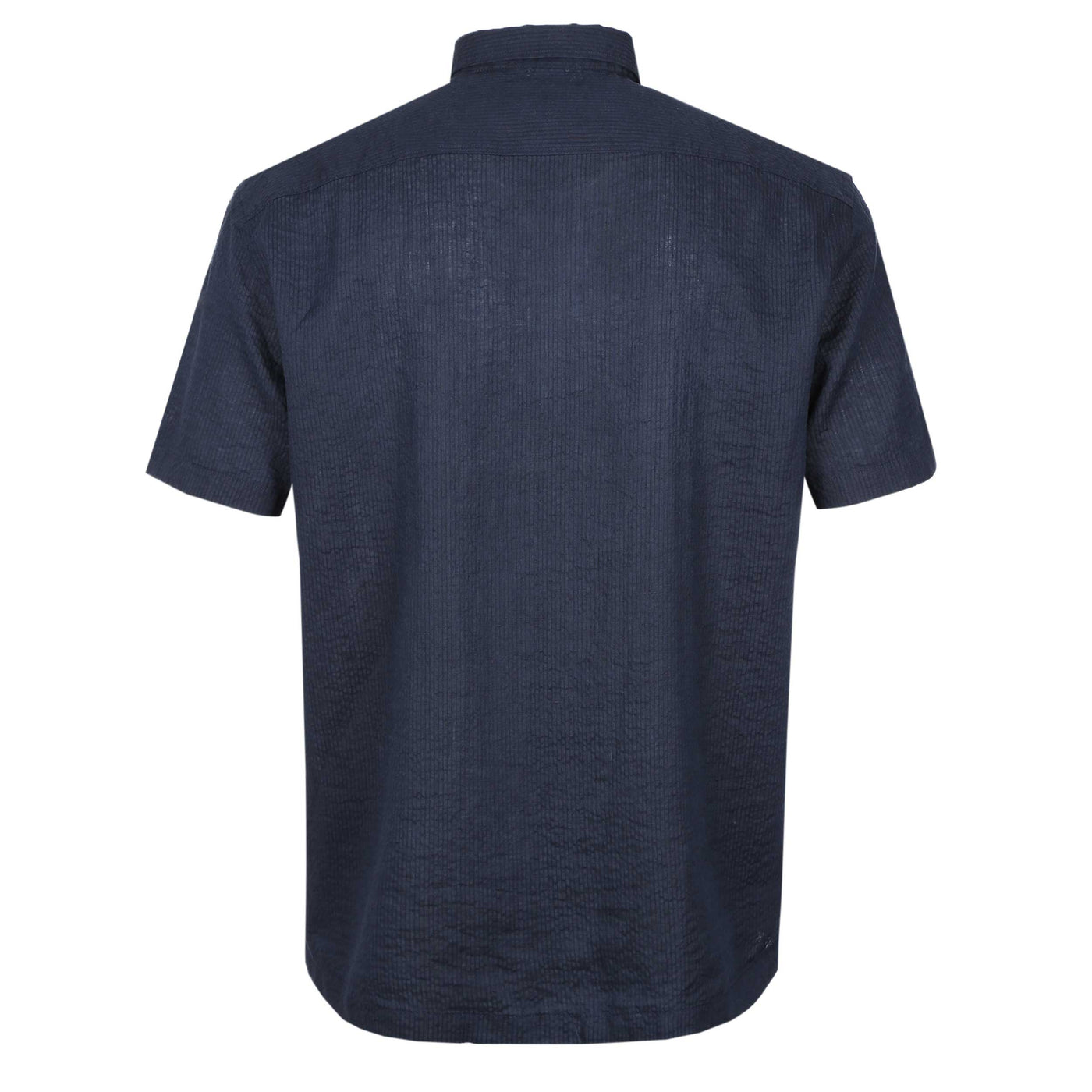 BOSS C-Cory-SH-252 Short Sleeve Shirt in Dark Blue Back