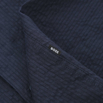BOSS C-Cory-SH-252 Short Sleeve Shirt in Dark Blue Logo