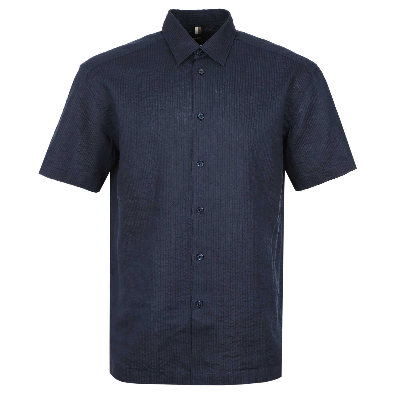 BOSS C-Cory-SH-252 Short Sleeve Shirt in Dark Blue