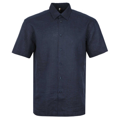 BOSS C-Cory-SH-252 Short Sleeve Shirt in Dark Blue