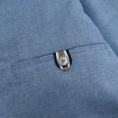 BOSS C Huge 2Pcs 241 Suit in Sky Blue Inside Pocket