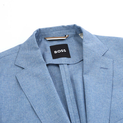 BOSS C Huge 2Pcs 241 Suit in Sky Blue Lapels