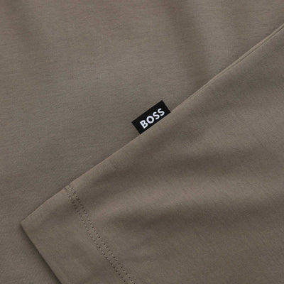 BOSS C Parris 01 Polo Shirt in Open Brown logo2