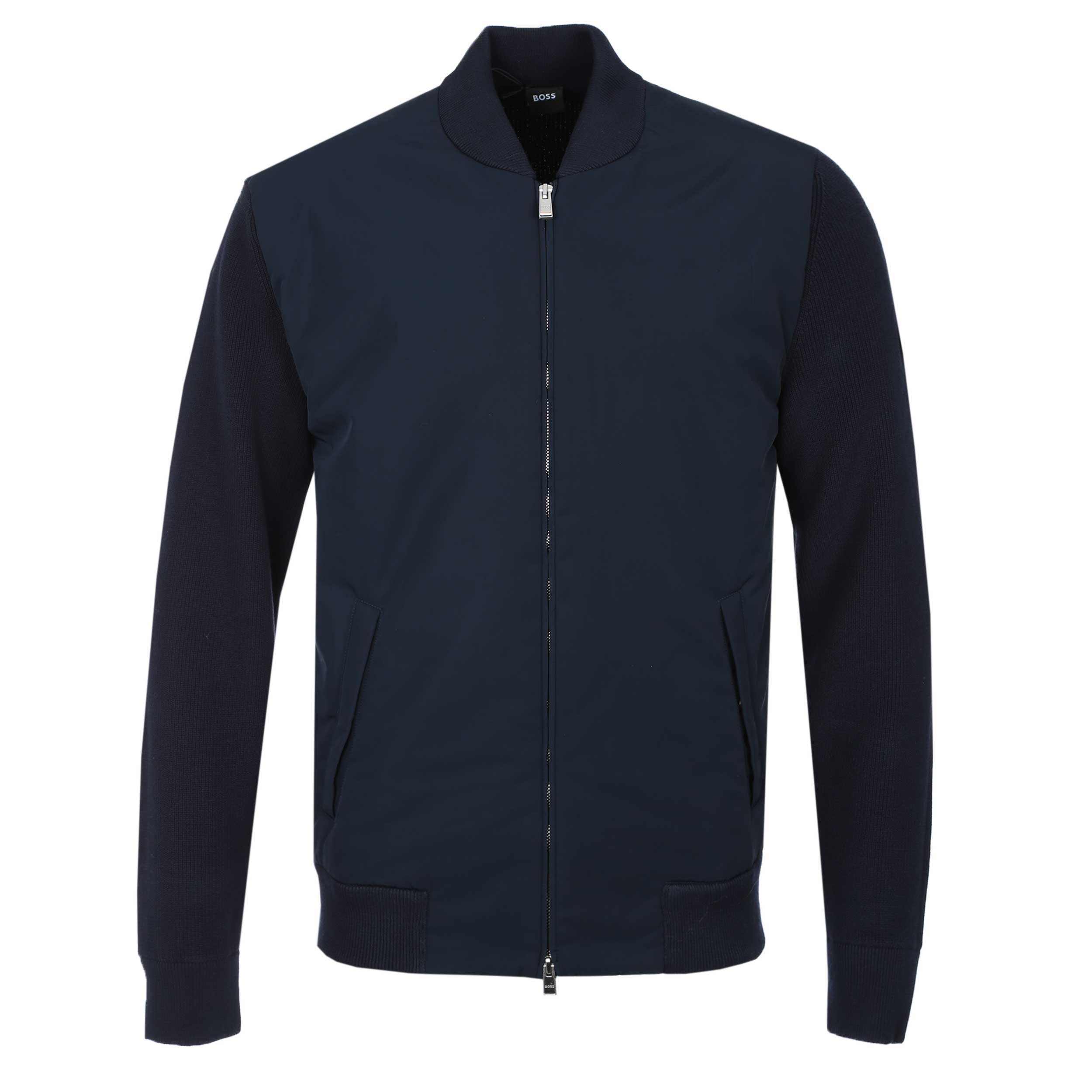 BOSS C Ubaio Knitwear in Navy
