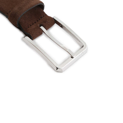 BOSS Caleb SD Sz35 Belt in Dark Brown Logo