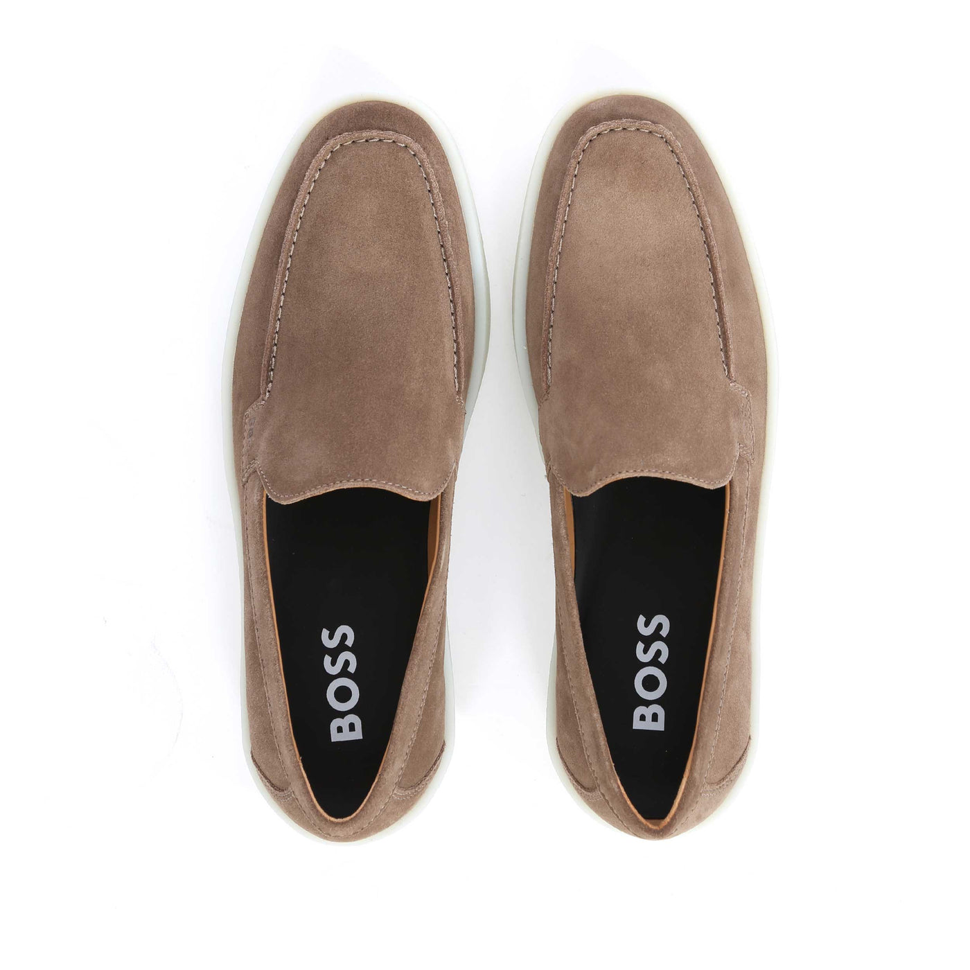 BOSS Clay Loaf sd Shoe in Medium Beige Birdseye