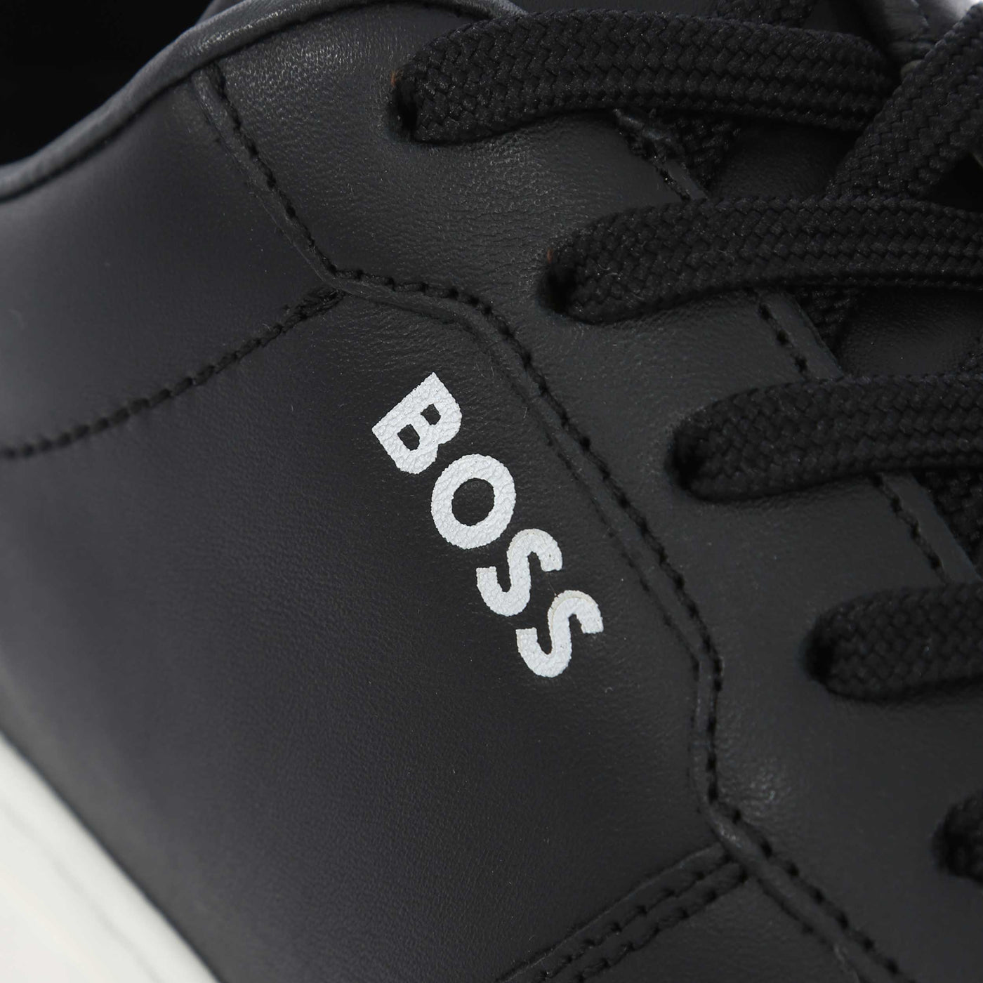 Boss rumba leather trainer on sale