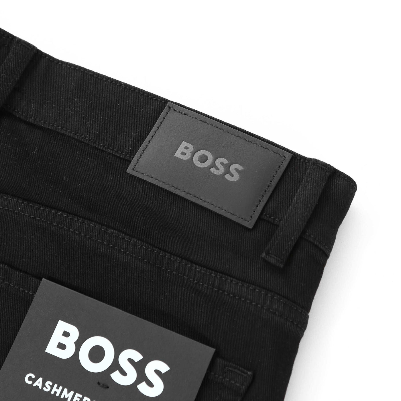 BOSS Delaware3-1 Jean in Black Logo Badge