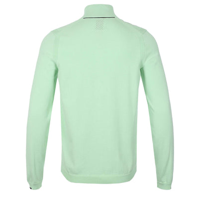 BOSS Ever X QZ Knitwear in Open Green