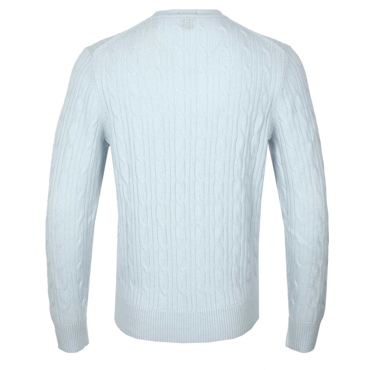 BOSS H Hetico Crewneck Sweater in Sky Blue Back