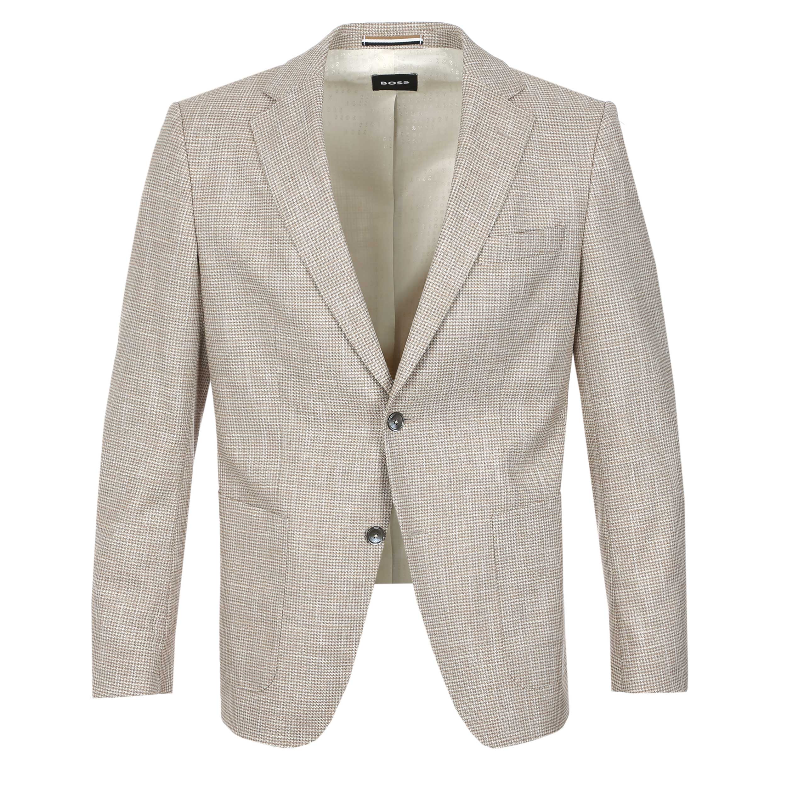 BOSS H Hutson 2PP 253 Jacket in Dark Beige