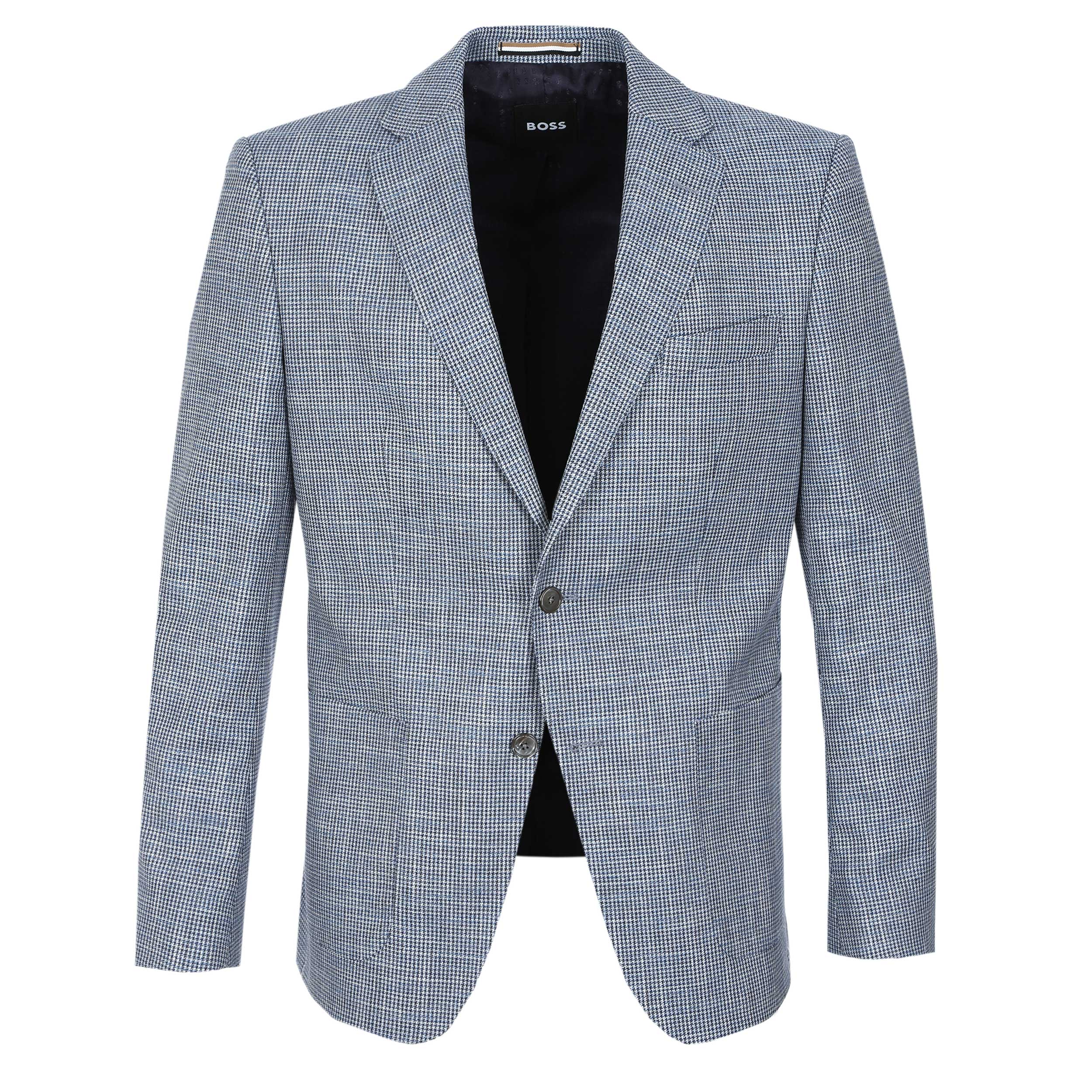 BOSS H Hutson 2PP 253 Jacket in Open Blue