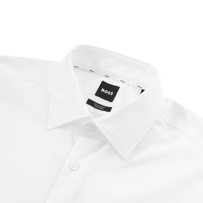 BOSS H JOE Kent C1 214 Shirt in White collar