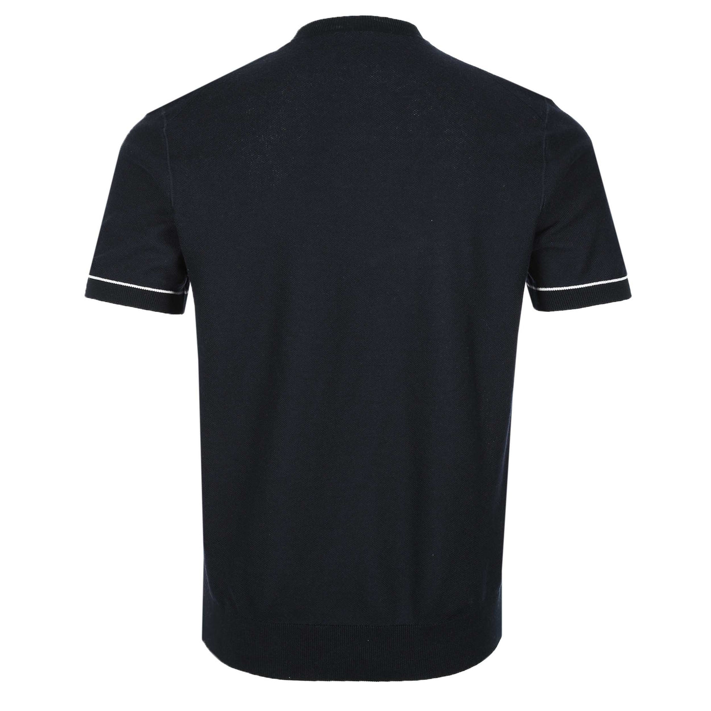 BOSS H Jianfranco Knitted T Shirt in Dark Blue Back