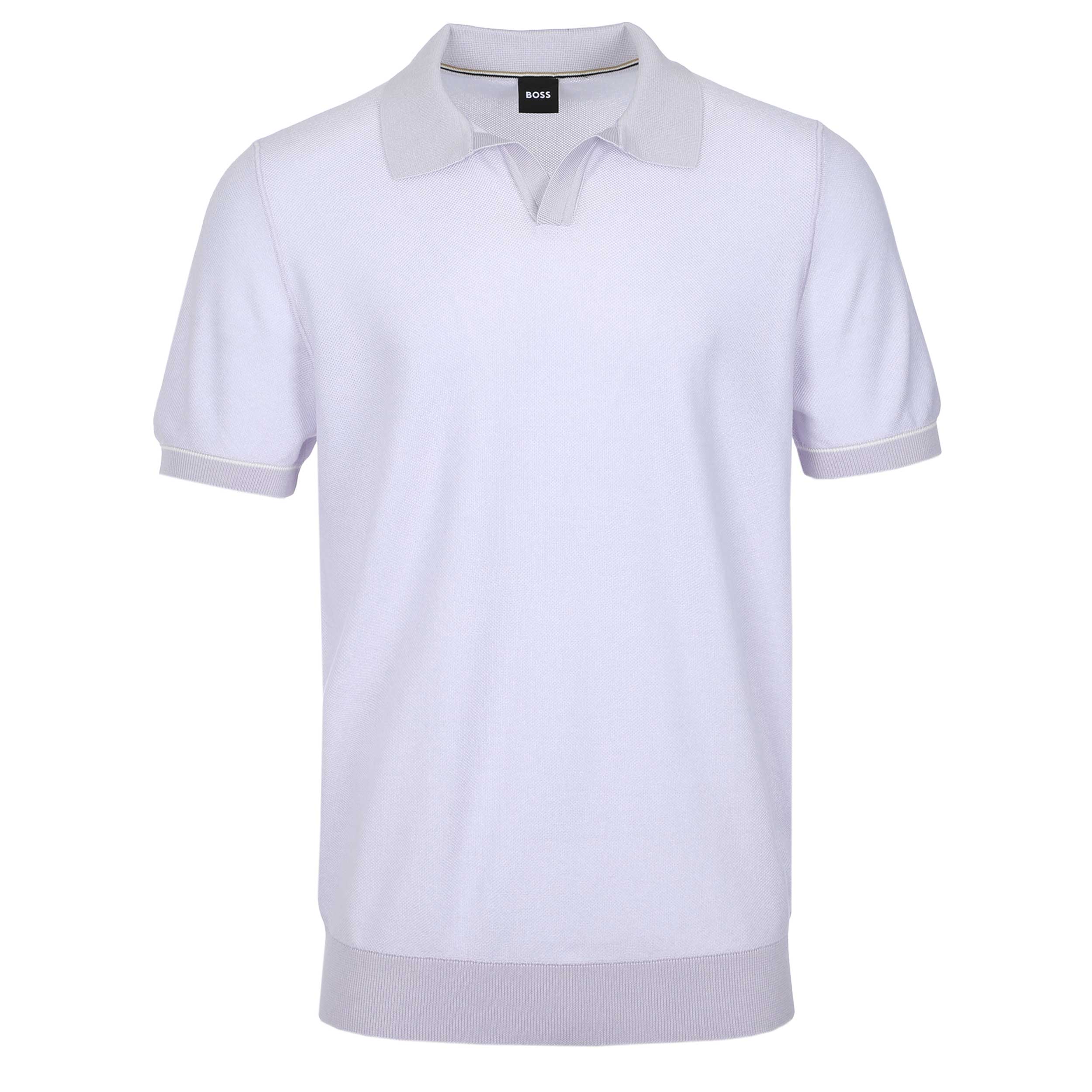 BOSS H Narciso Polo Shirt in Light Pastel Purple