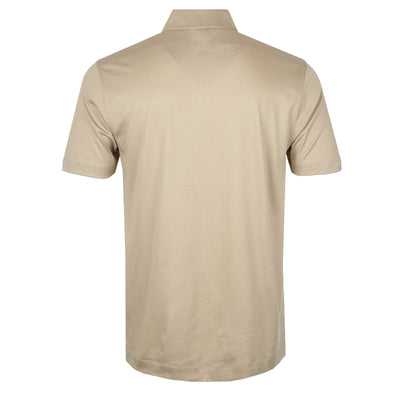 BOSS H Paras 50 Polo Shirt in Light Beige Back