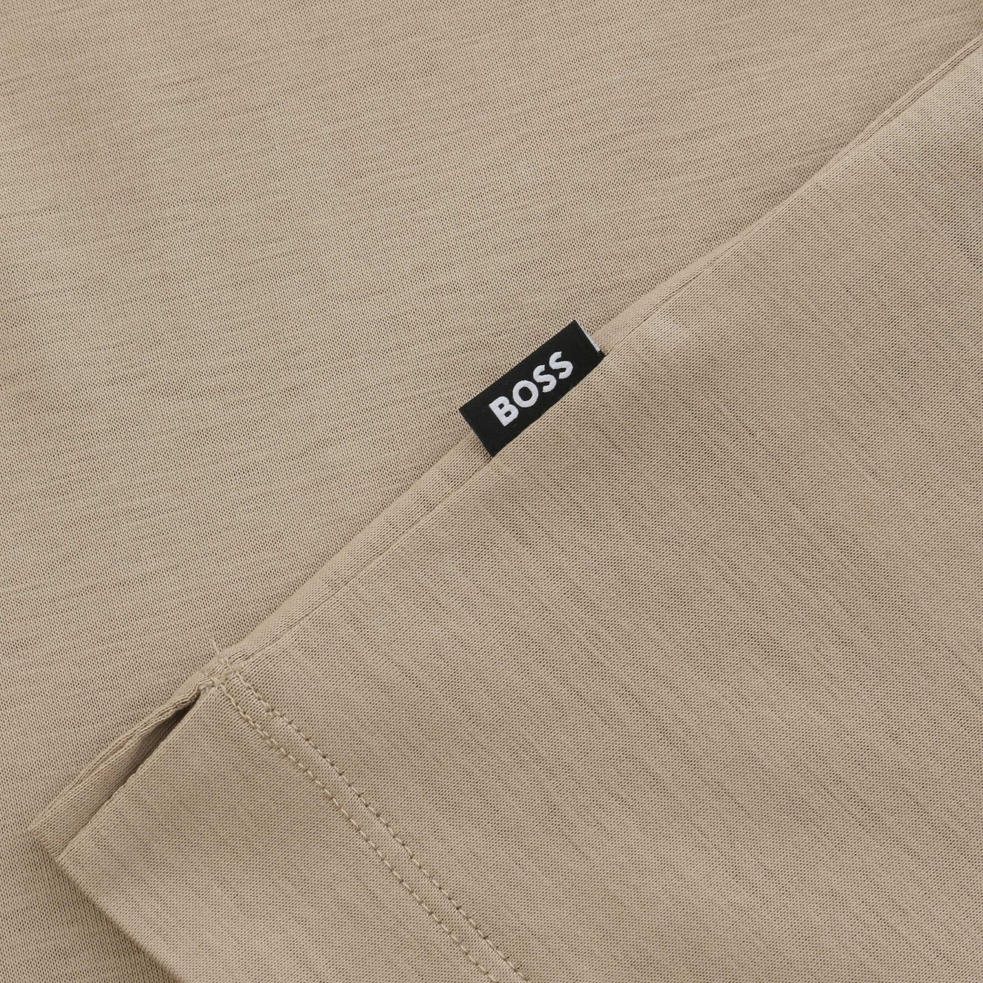 BOSS H Paras 50 Polo Shirt in Light Beige Logo
