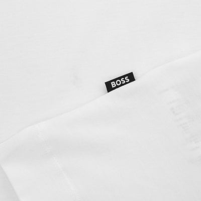BOSS H Paras 50 Polo Shirt in White Logo