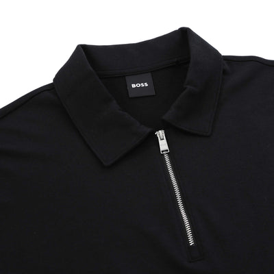 BOSS H Paras 57 Polo Shirt in Black Placket