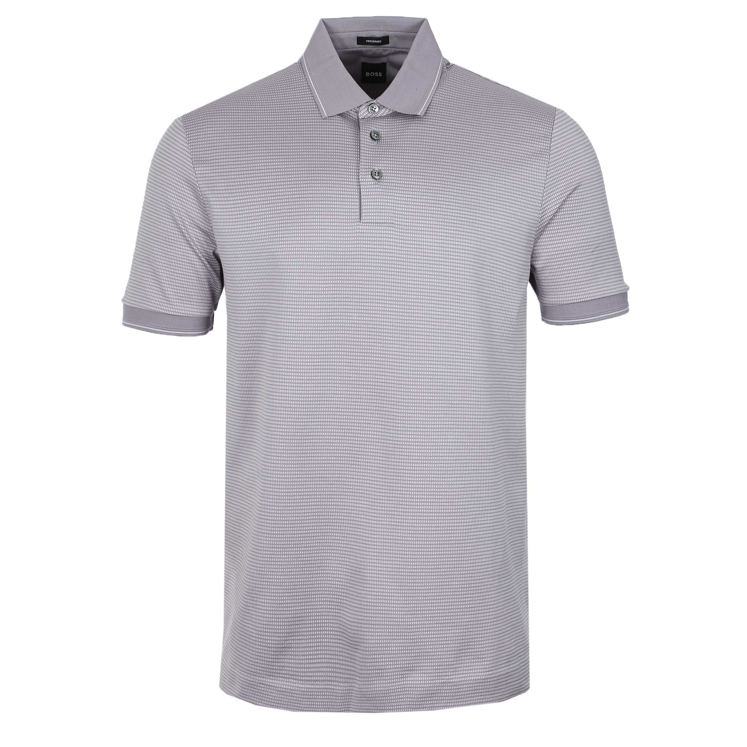 BOSS H Parlay 242 Polo Shirt in Light Pastel Purple