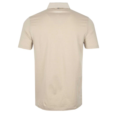 BOSS H Pitton 145 Polo Shirt in Light Beige Back