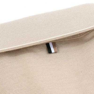 BOSS H Pitton 145 Polo Shirt in Light Beige Logo3