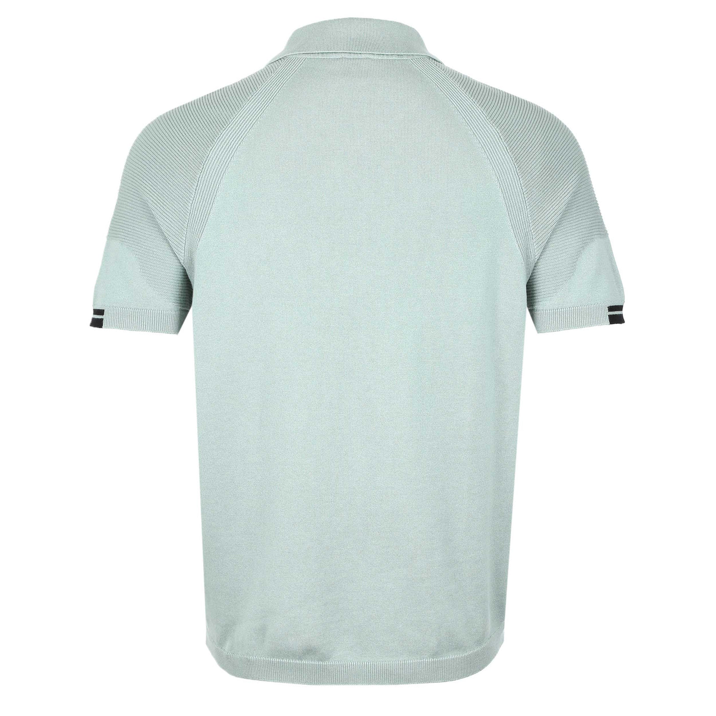 BOSS K Perform Max PL Knitted Polo Shirt in Sage Back